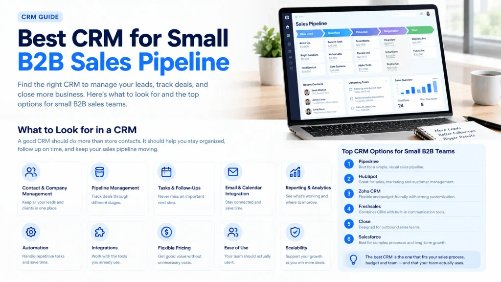 Best CRM for Small B2B Sales Pipeline