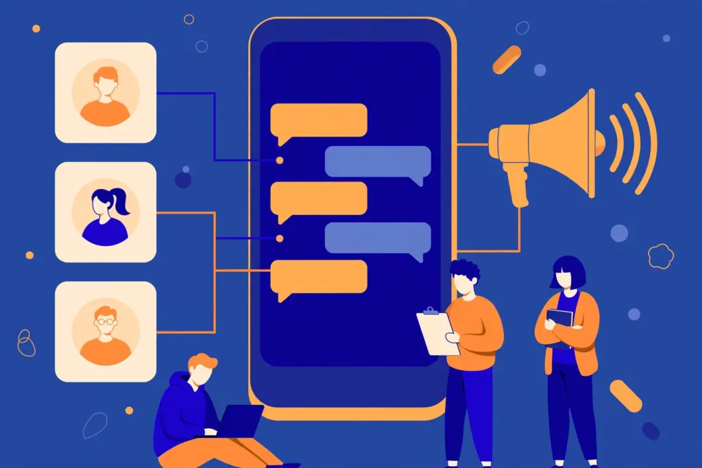 Shared team inbox showing WhatsApp customer chats organised as CRM lead records