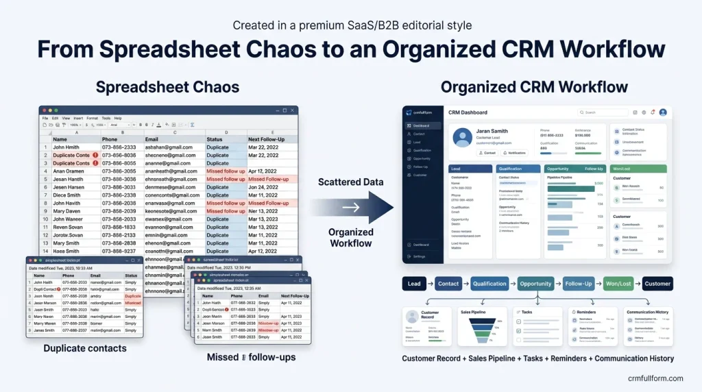 CRM vs. Spreadsheet: When Should You Make the Switch?