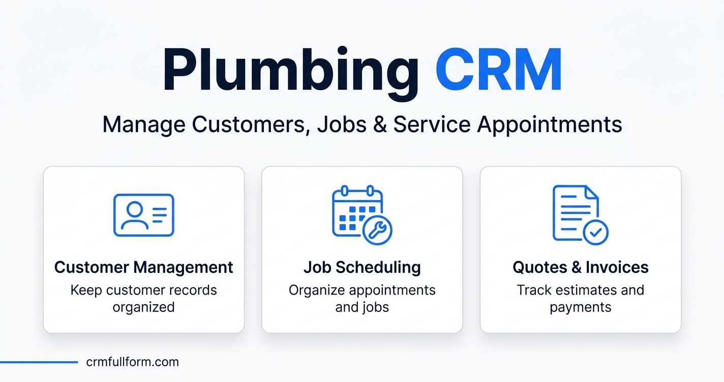 Plumbing CRM: Features, Benefits, and How to Choose the Right Software